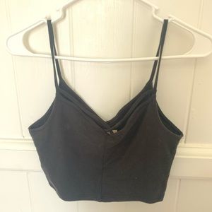 Hollister Black Crop Top